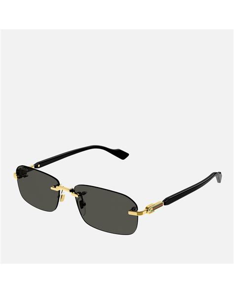 gucci rimless shades|Gucci unisex sunglasses.